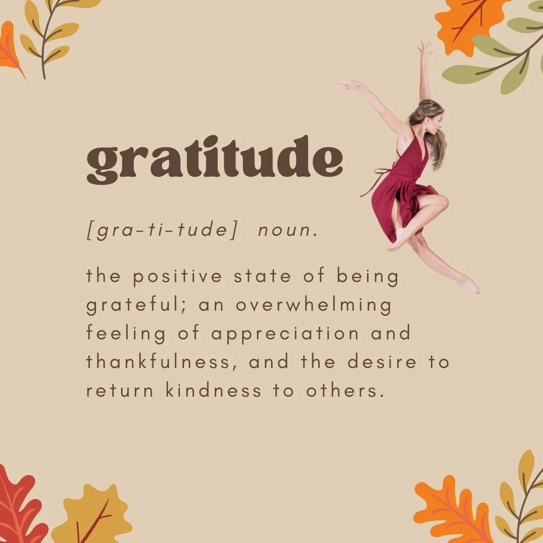 Happy Thanksgiving, Dove Dance families! We are grateful for the Lord and His faithfulness and we are grateful for each and every one of you.