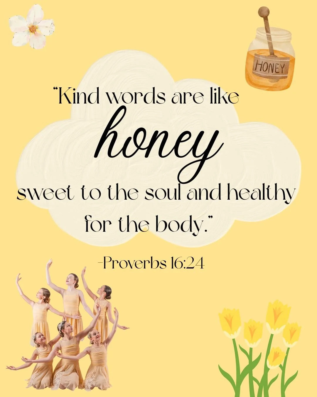 Our #ScriptureSunday comes from Proverbs 16:24 today! An important reminder of the impact of our words, which we can use to honor the Lord and lift each other up.