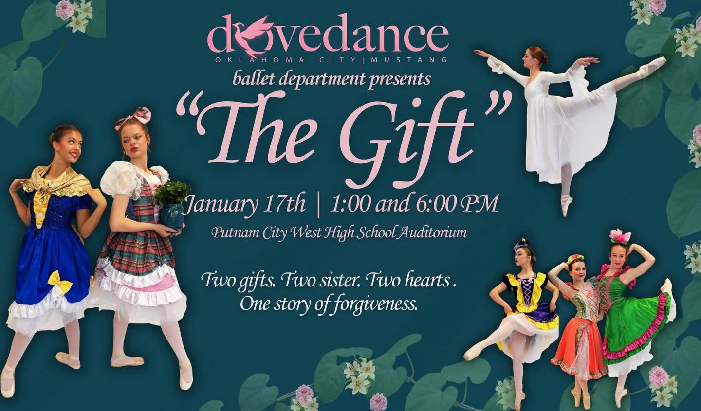 Next month &ldquo;The Gift&rdquo; takes the stage! Tickets are on sale and you do not want to miss this Christian ballet that is uniquely told through the story of two sisters, Aleisha and Demetria. With the run time being under an hour, it&rsquo;s a