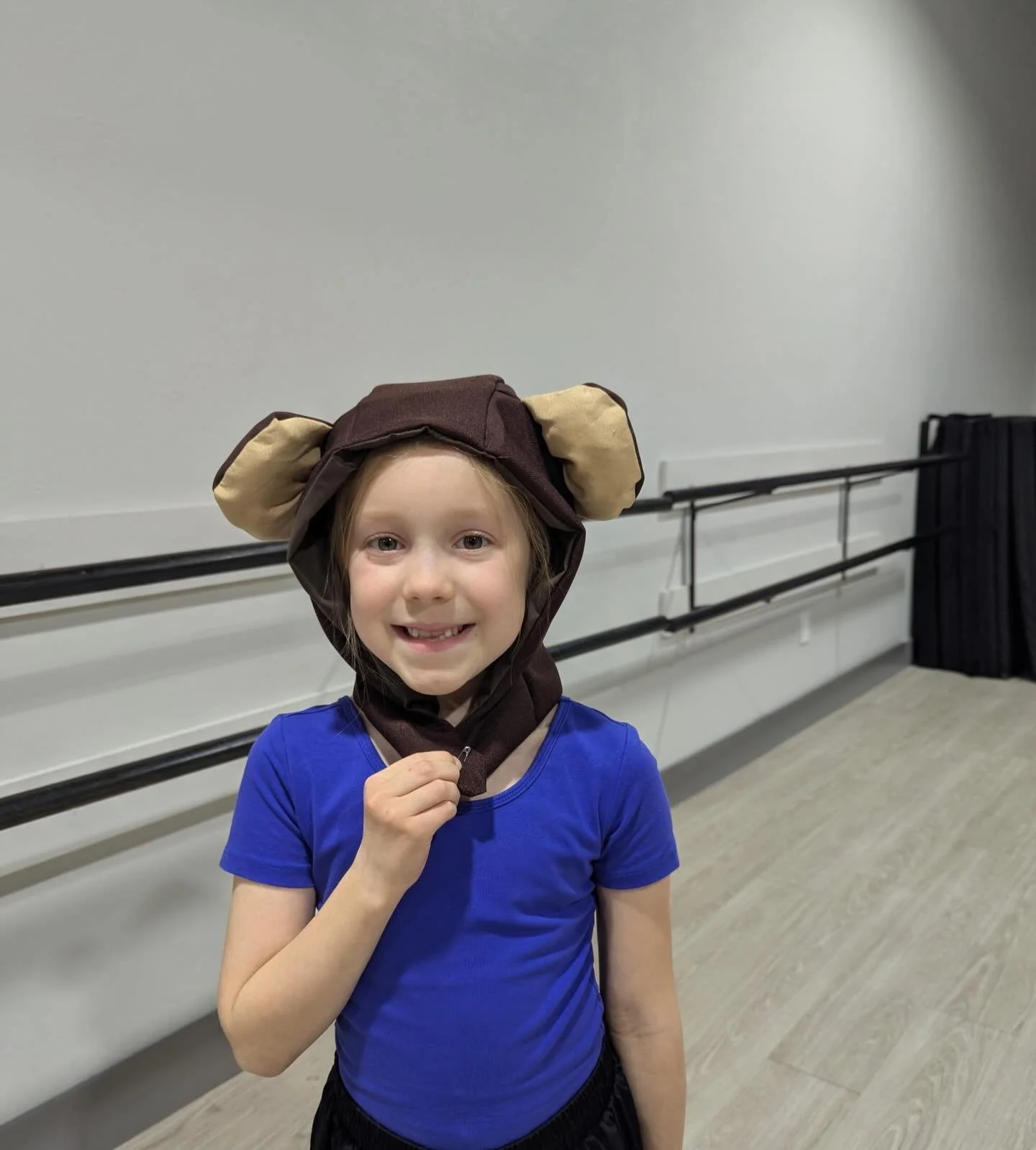 Did you know over 75% of our costumes for The Gift are custom made?! Here is one of our animals in the early stages of her hood being made for the show! LESS THAN ONE WEEK AWAY!