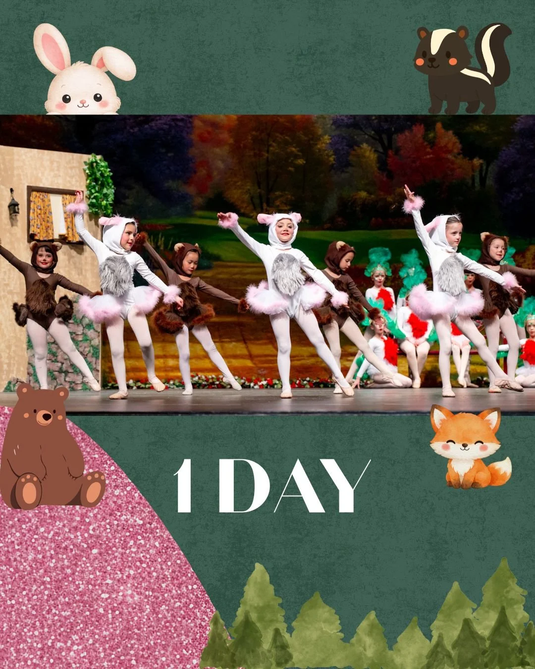 TOMORROW'S THE BIG DAY! 🤩 

We're just as excited as these furry friends are cute! "The Gift," a ballet performed by Dove Dance will air on local channel 43 tomorrow AND Sunday at 10:30 AM! 

Send this to your friends and family so they do