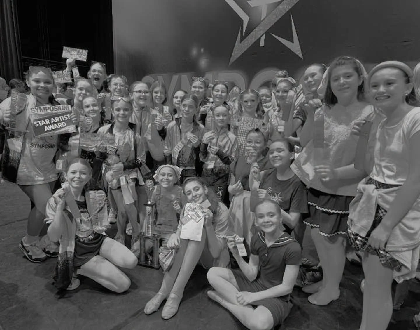 Our juniors took it home today in the group portion of  @symposiumtalentcontest! ❤️ 
Little Red Bike: Diamond Adjudication (highest), 1st Overall Intermediate Large Group, called back for dance off! 
Garden of Eden: Diamond Adjudication, 3rd overall 