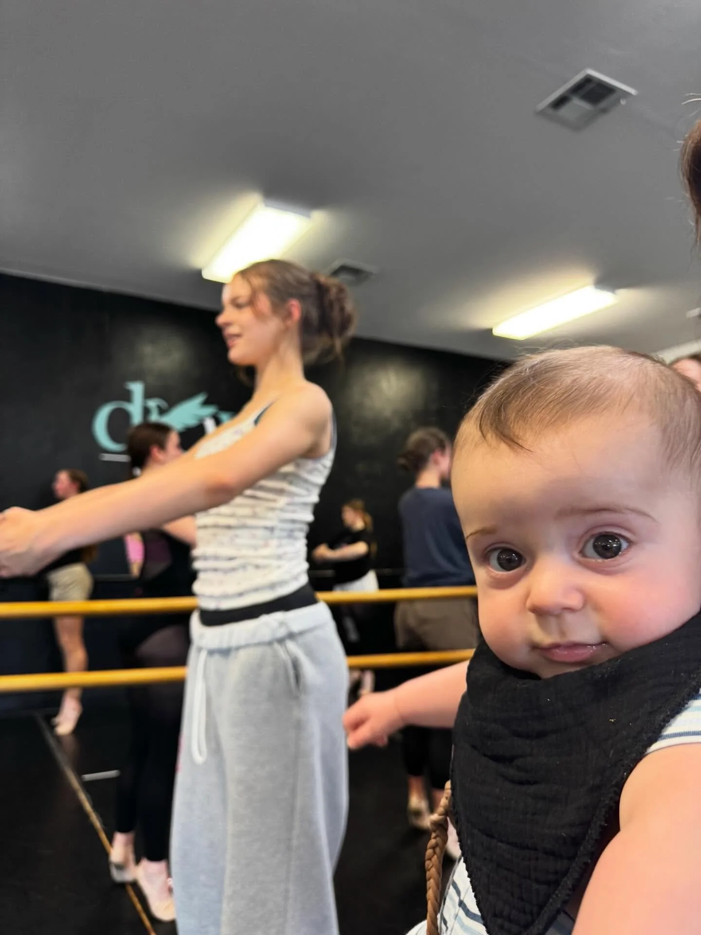 Our newest ballet teacher, Mr. David! He says enroll for summer so he can teach you all the ballet terminology he knows!