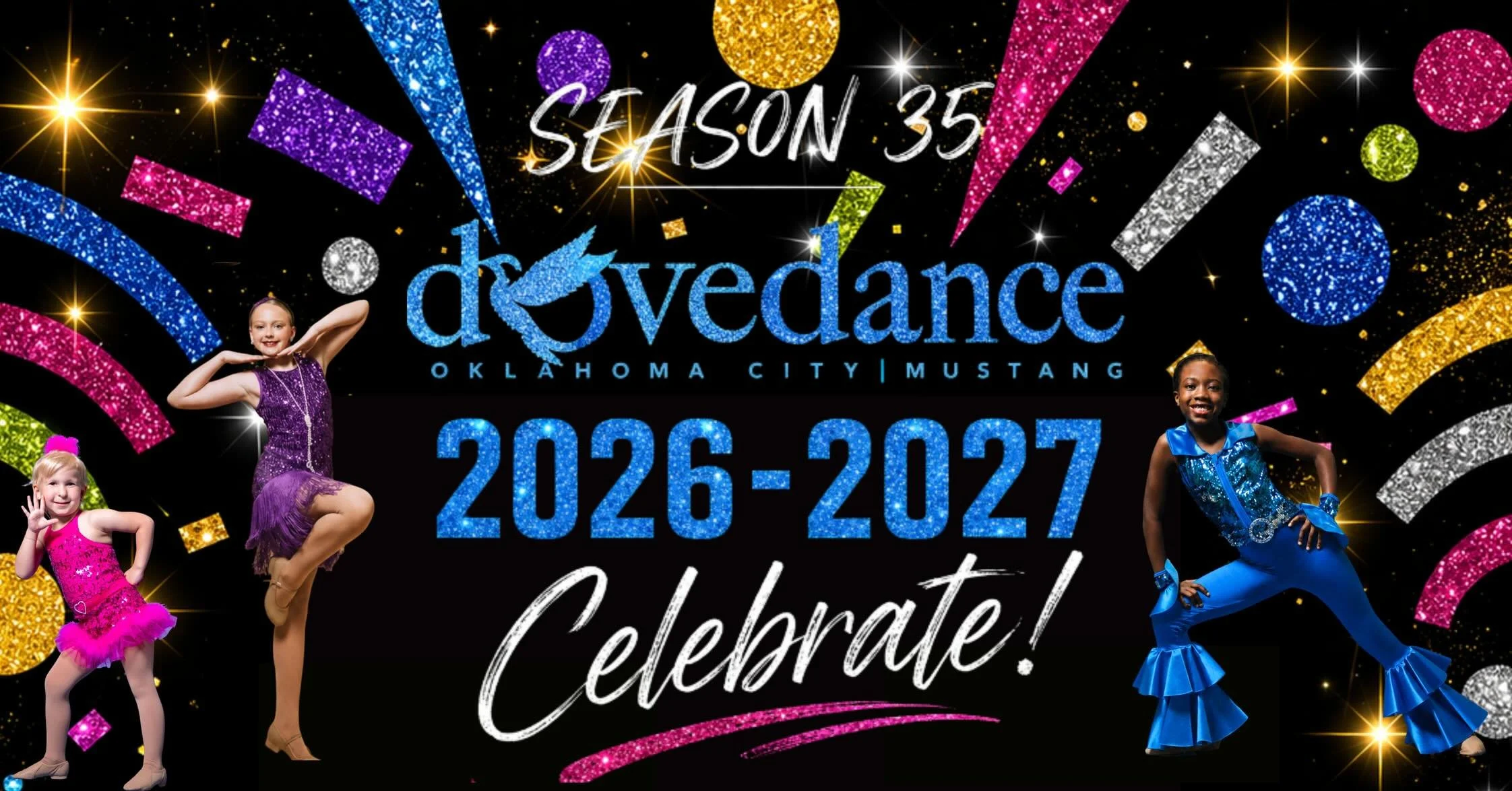 SEASON 35! We&rsquo;re ready to celebrate! We have two performance opportunities for our dancers this coming up season - recital and Christmas Spectacular open to all students! Our Christmas show only happens every two years so this a treat for stude