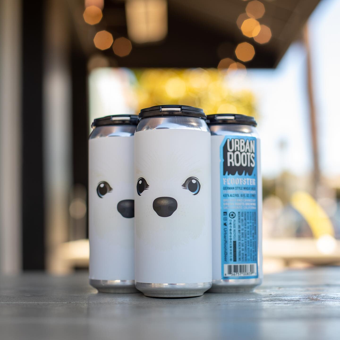 Now Serving Floofster @urbanrootsbeer a German Hefeweizen and yes it’s just as good as the branding! ππ»