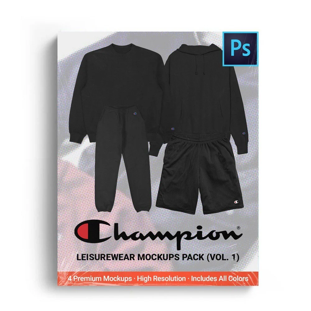 Champion Leisurewear Mockups Pack (Vol. 1) — FULLER.MOE