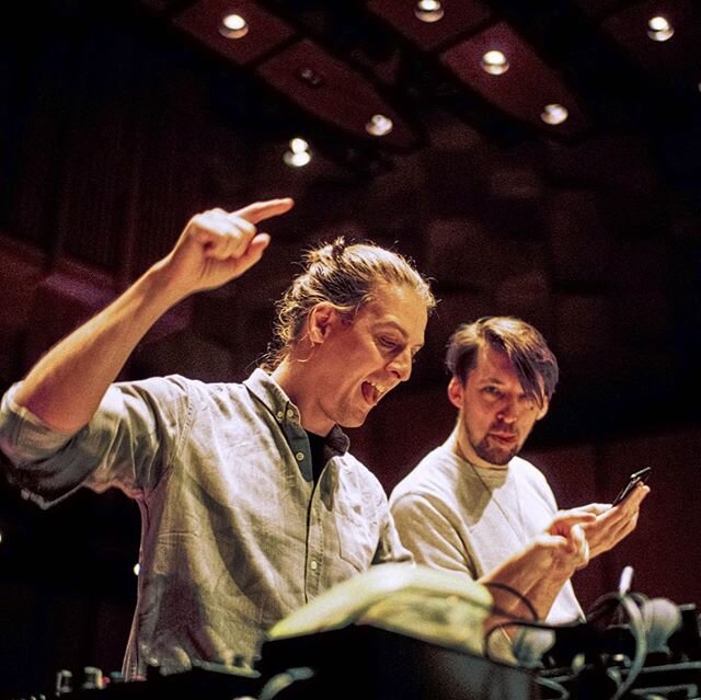 I have been a @noisia_official fan for a loooong time, and so working with @thysmusic on different projects this past year has been a great experience 🙌🏻🙌🏻. It was wonderful last week performing synth for the premiere of his new piece Eclipse wit