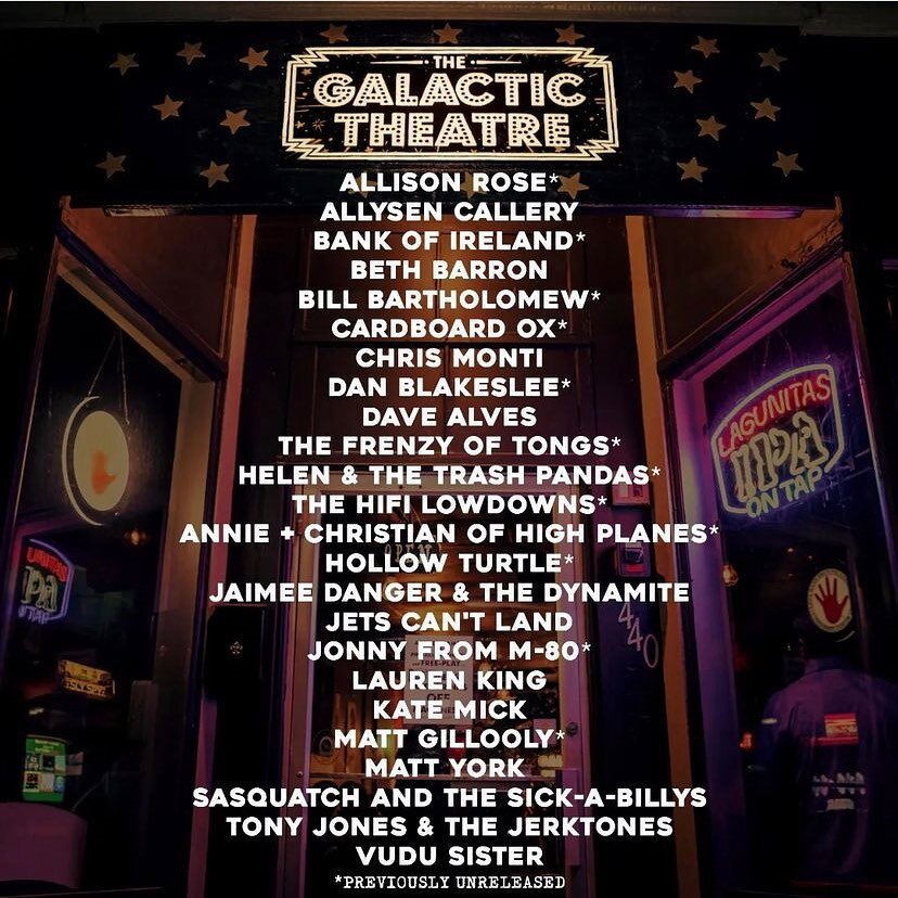 Never have I seen a small business owner scratch and claw and pivot his way to survival more than David Podsnap at @galactictheatre . All while maintaining a fabulous space and passionately supporting local musicians, including myself. The guy works 