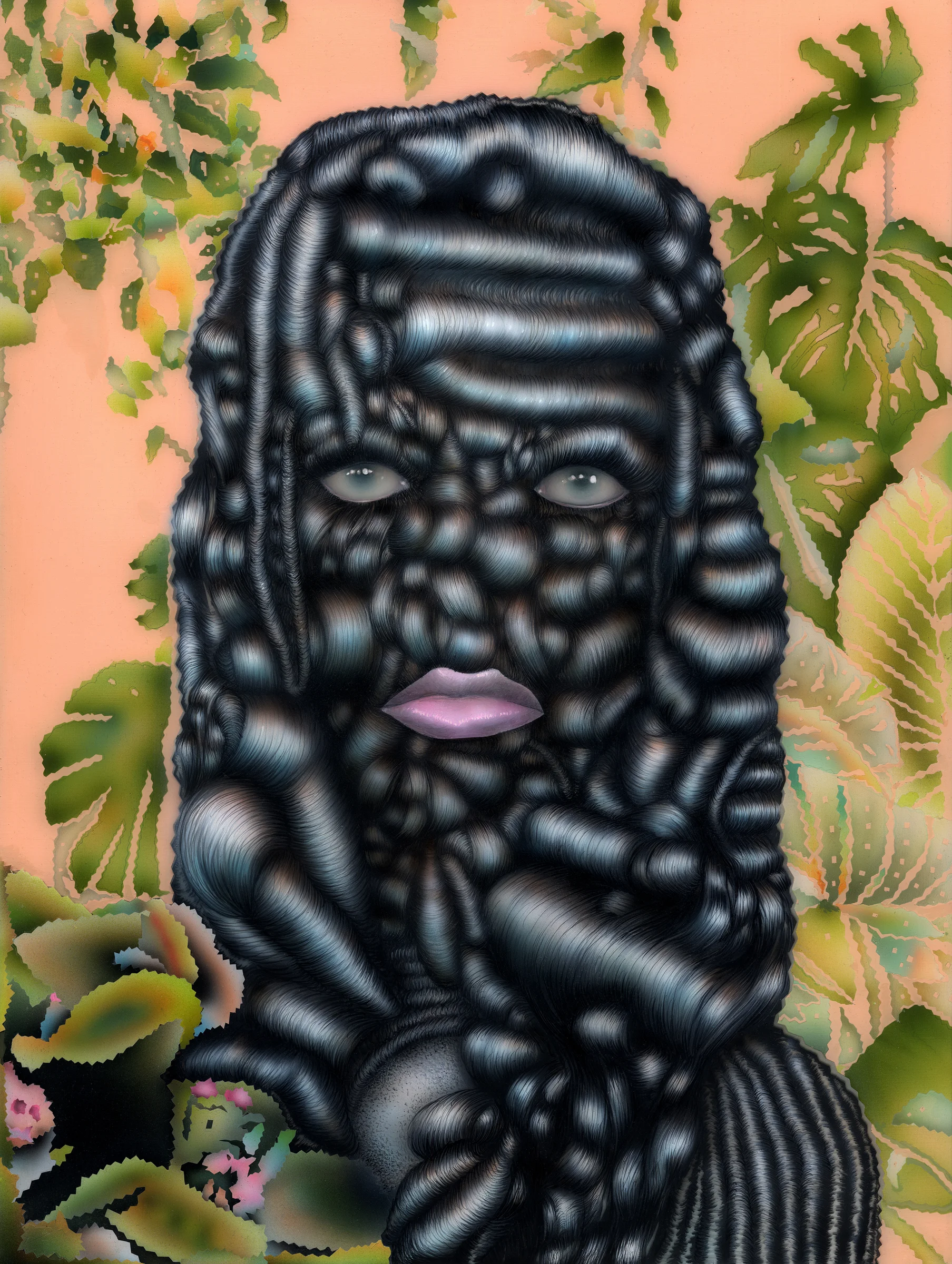 Perennial Acrylic and resin on panel 24 x 18 inches $4,800.00