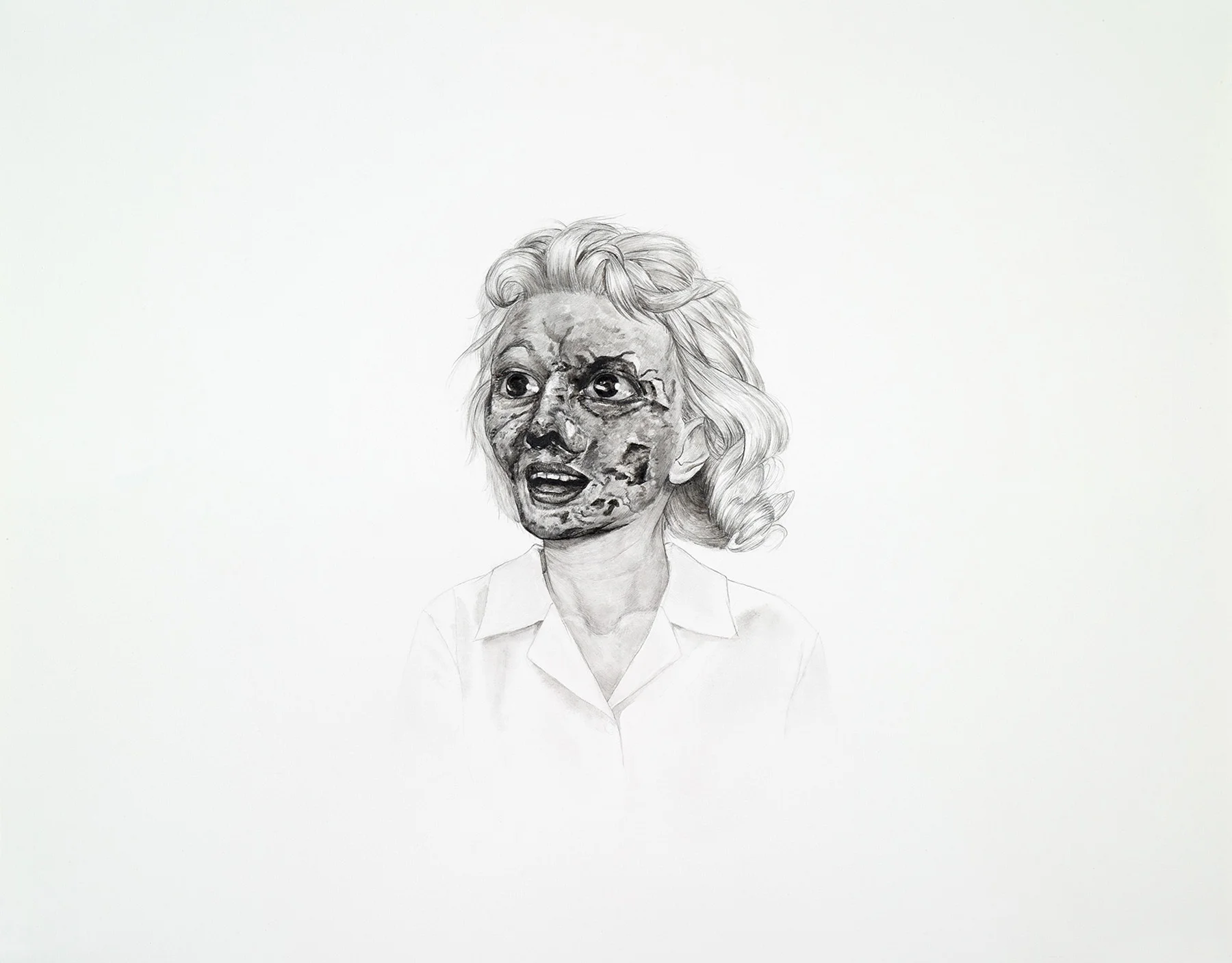 The Housewife Graphite and watercolor on Fabriano Artisico 11 x 14 inches $1,100.00