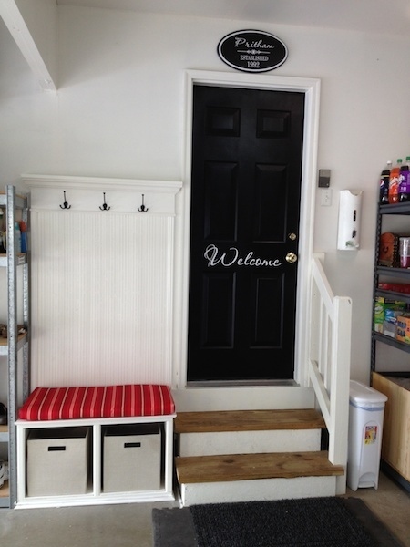 Makeshift Mudroom to Survive All of the Snowy Gear The Green Robe