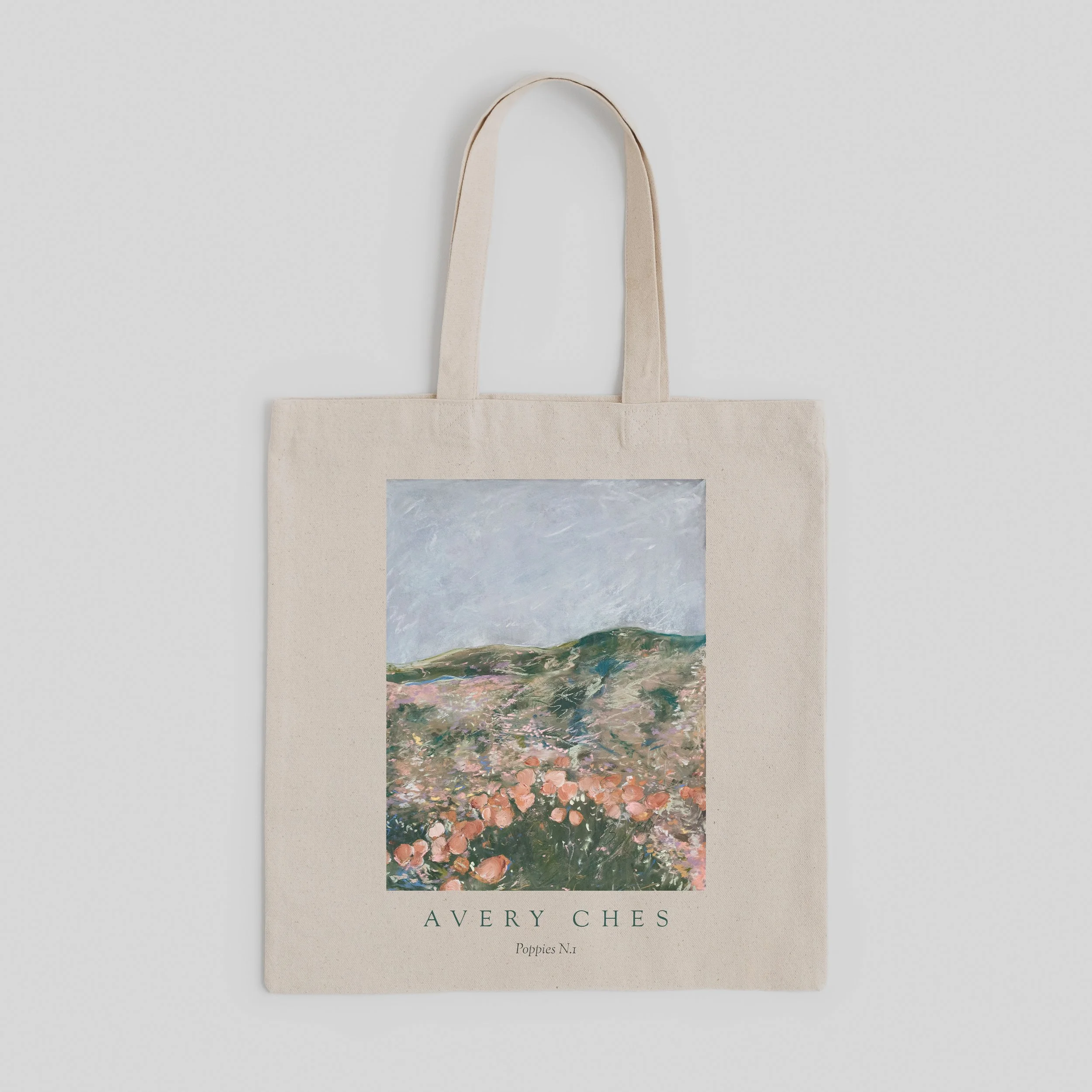 Poppies Art Tote Bag Gift Art Avery Ches