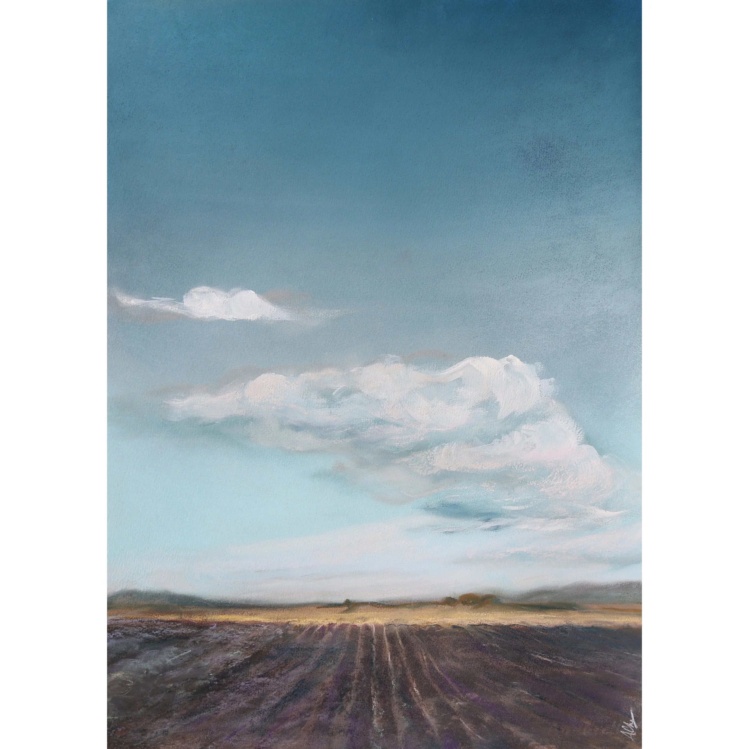 French Landscape Painting Lavender Art Avery Ches