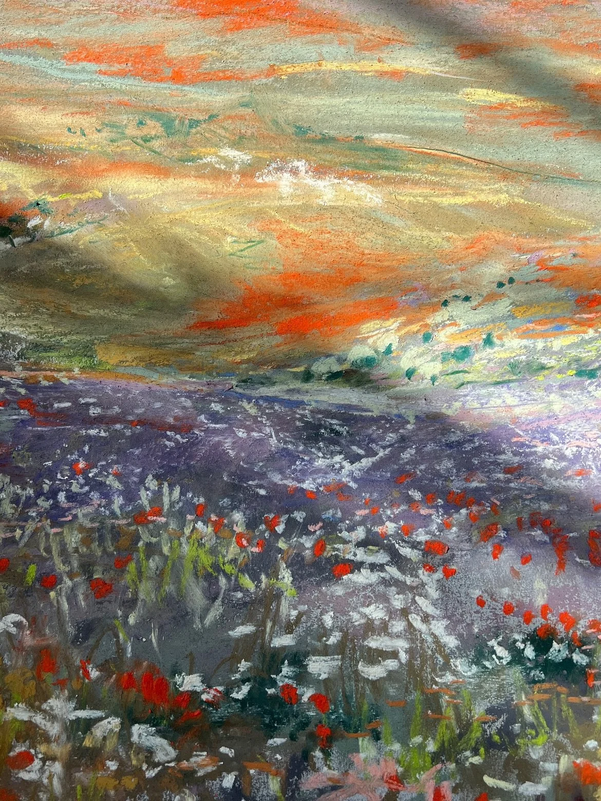 Poppies N. 2
Pastel on Paper
2025