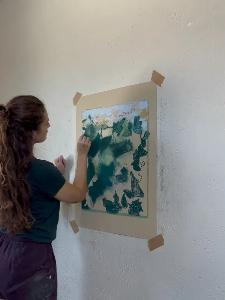 I think about this piece many times a day. 

Moonvine
Pastel painting 
$2,200