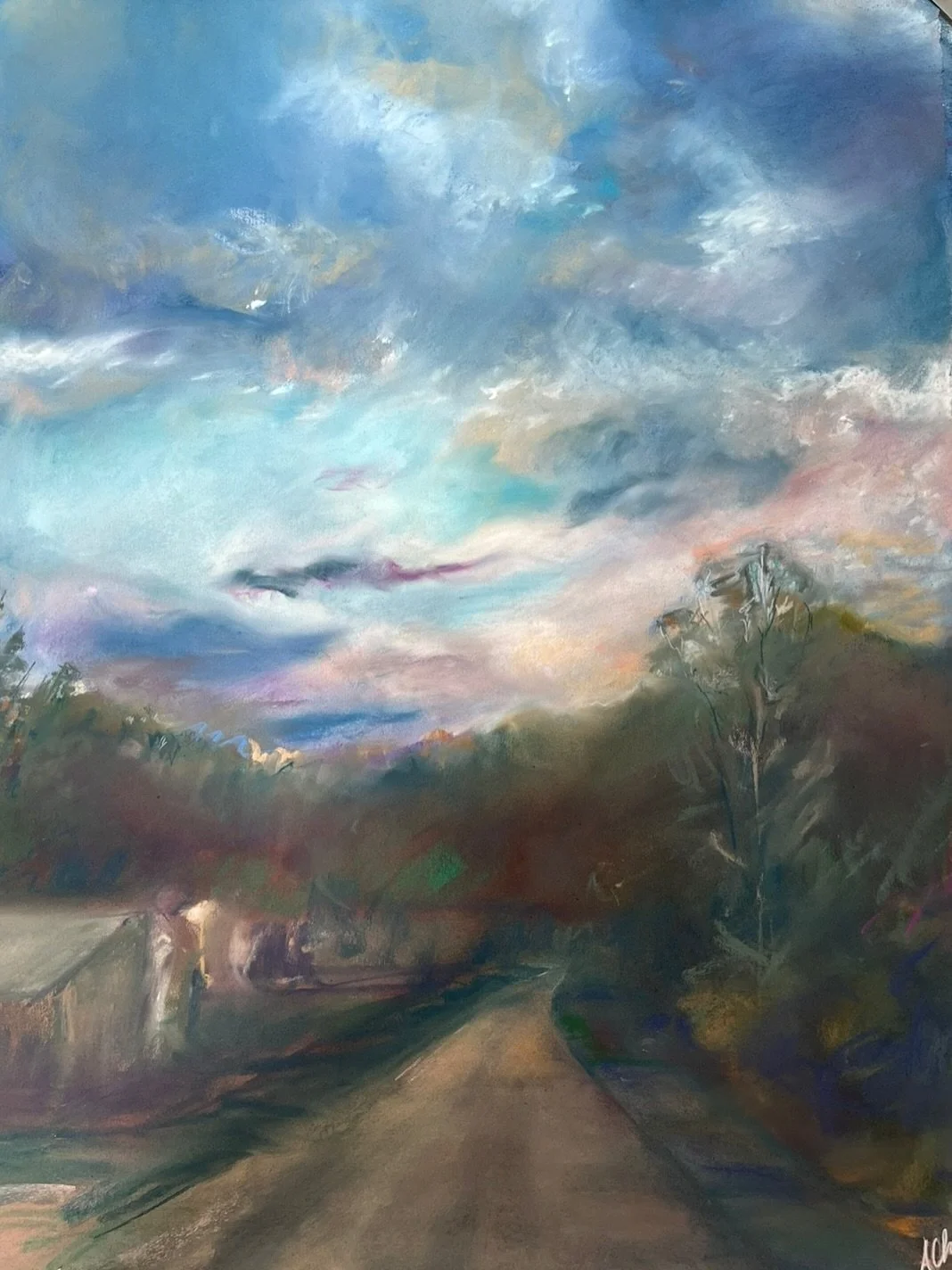 (Almost) every single vertical drawing-painting I made in 2025.