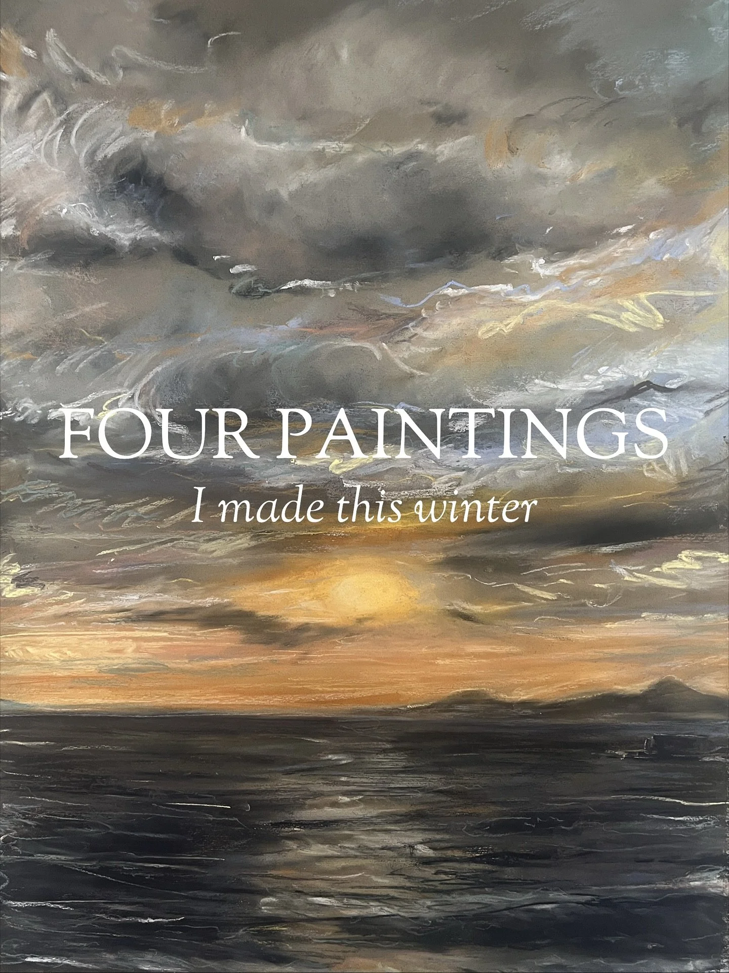 Four paintings from the winter season ❄️