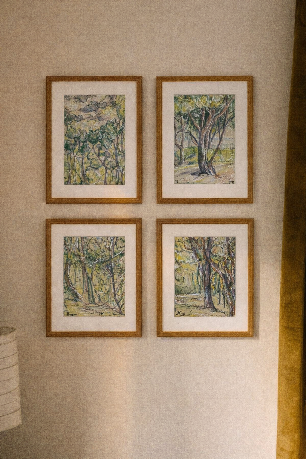 Tree Sketches Framed Airbnb Nature Set.png