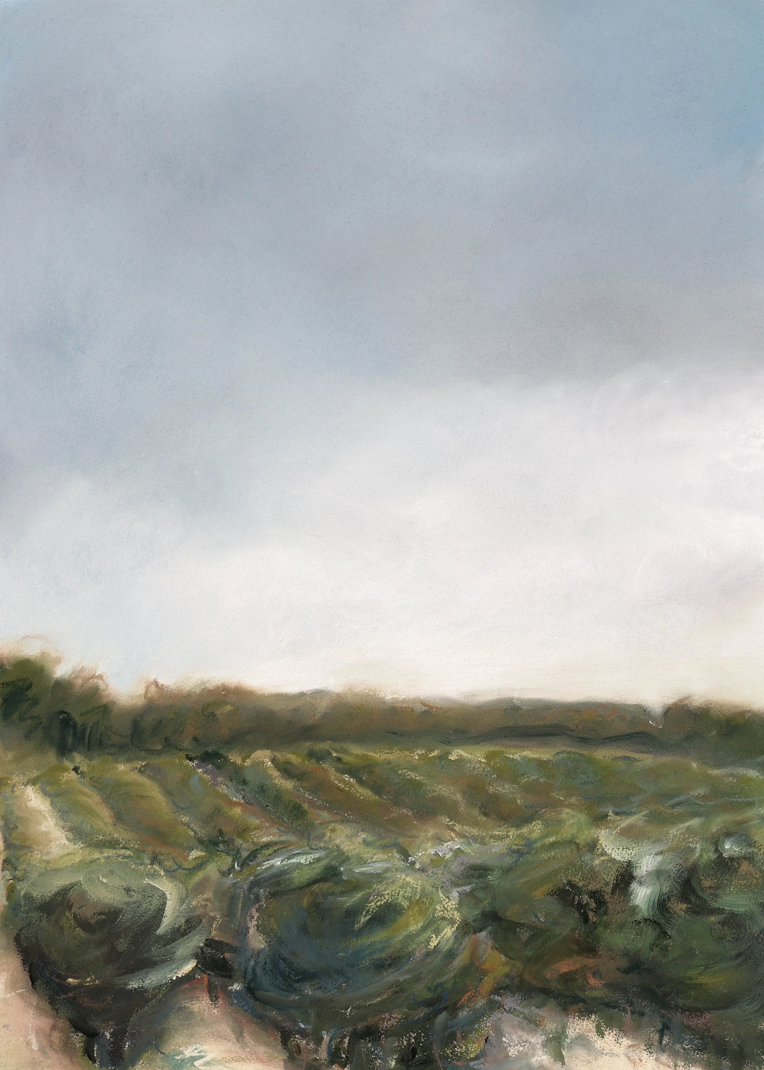 Storms, Pastel on Paper, 22x30", 2022