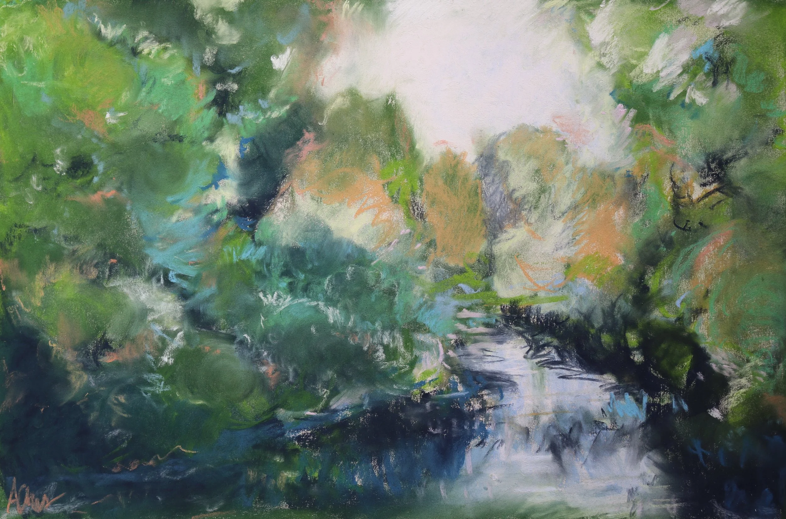 Dream Forest Imbolc Painting Art by Avery Ches