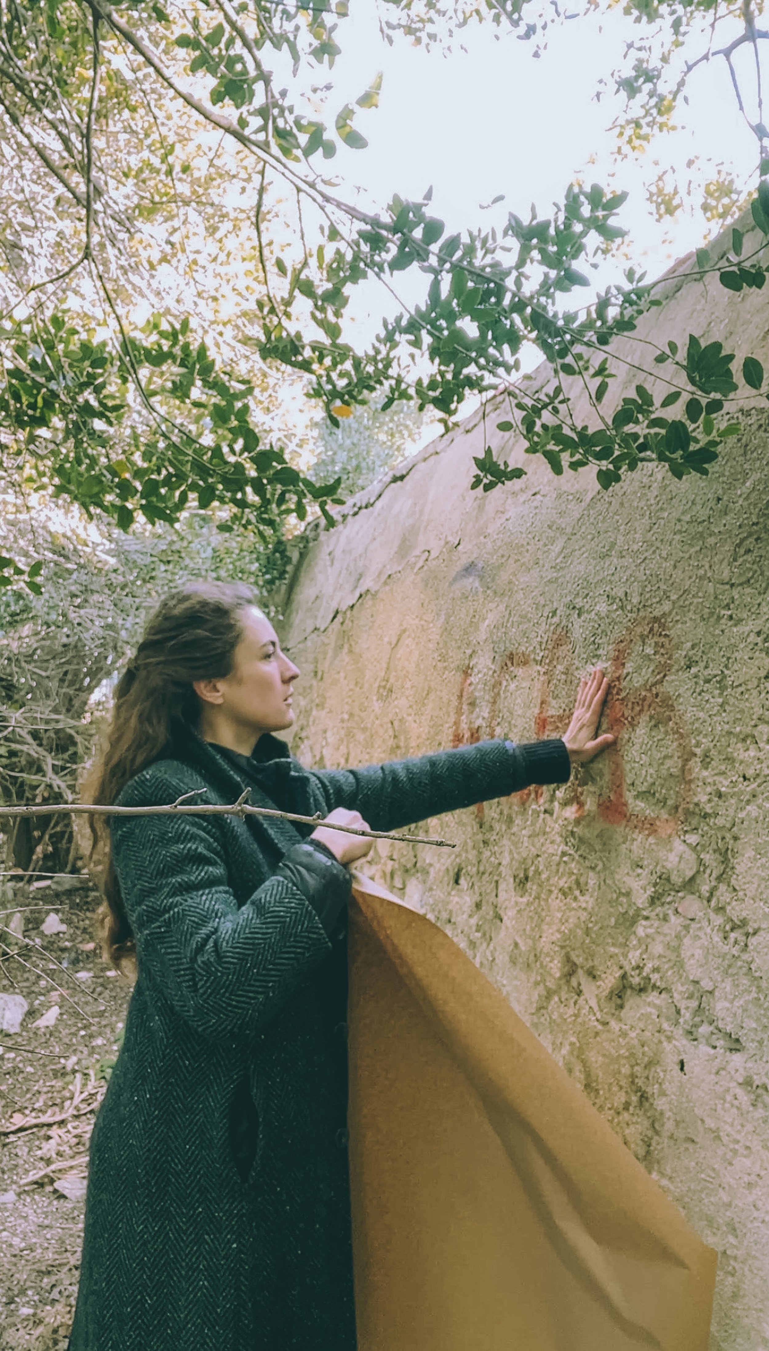 Artist Avery Ches Painting in Marseille_Winter Creek Landscape Art