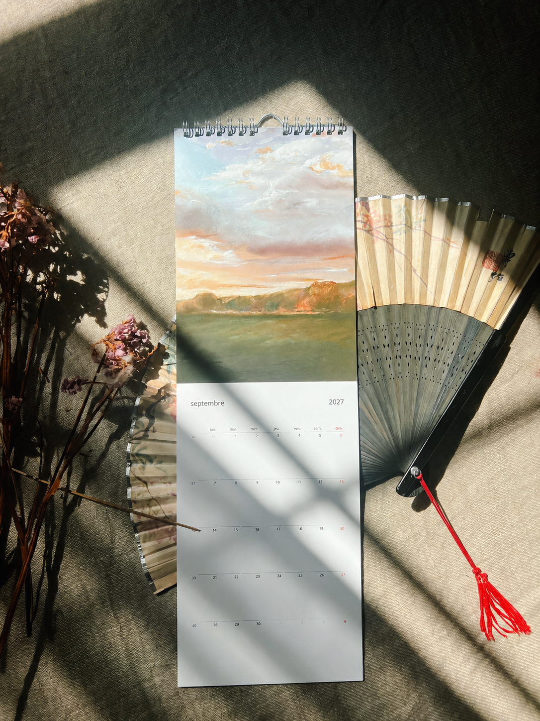Sunlit September 2027 Calendar Provence France Avery Ches.png