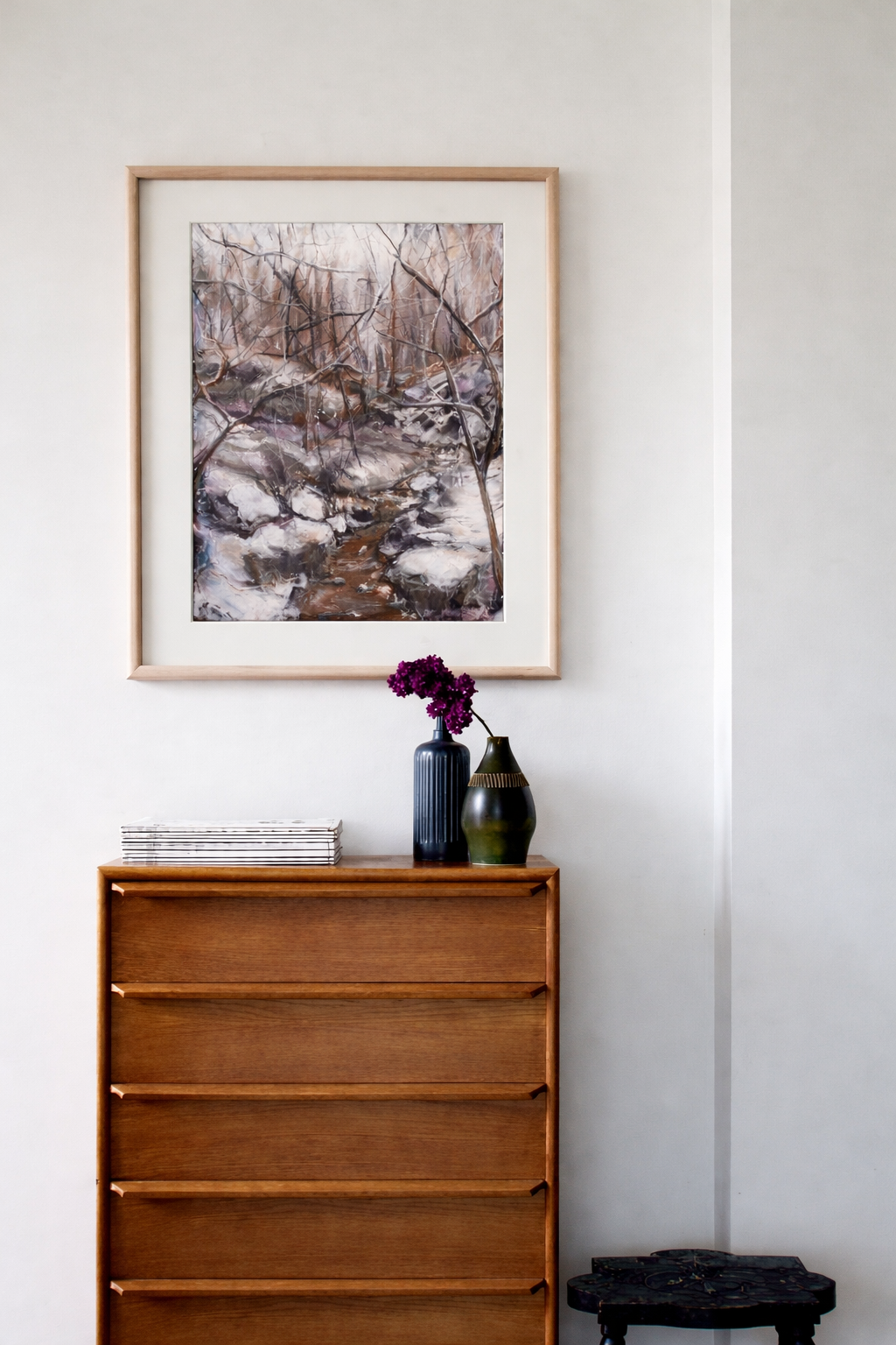 Winter Snow Central Park Art Print.png