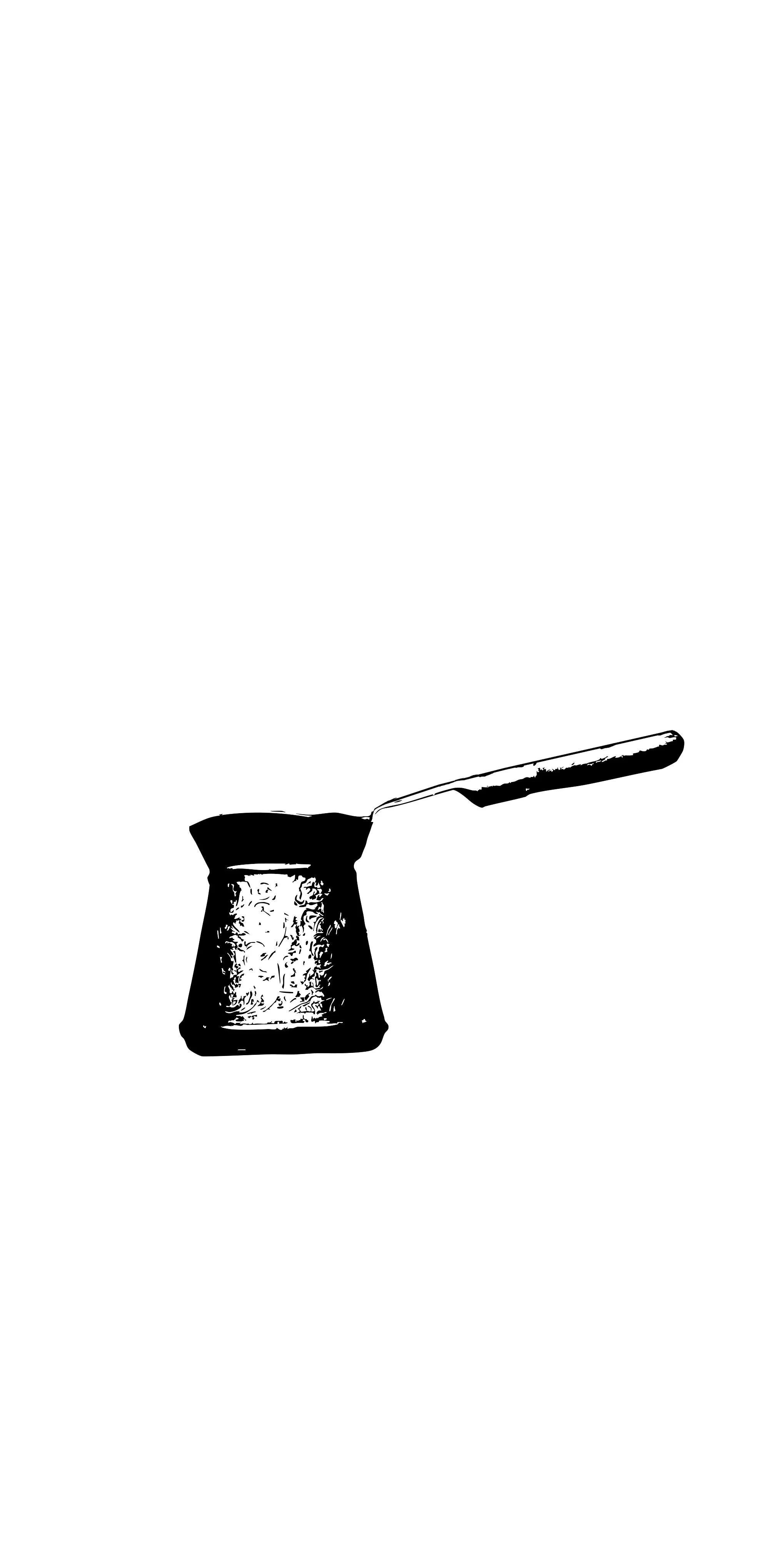 Vintage Historic Coffee Maker, Original Tattoo or Stamp Design