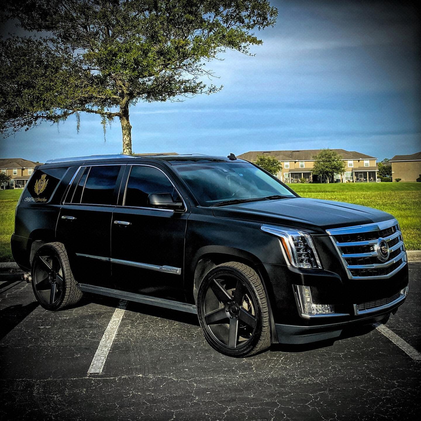 Cadillac Escalade here @carsandcoffeefleming ~When you want to &ldquo;ROCK WITH THE BEST&rdquo;, Saldivar Social holds 5 Autostyling Certifications, trained by the same facility that trains Rolls Royce, Mercedes, Ferrari, Tesla, BMW, GM &amp; Ford~ ?