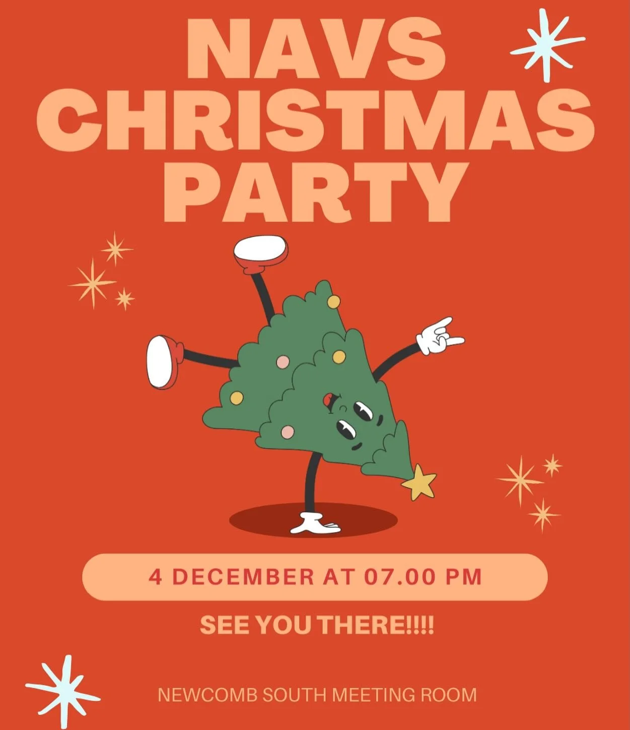 The UVA navs Christmas party is tonight!!! See you at 7 PM in the South meeting room, make sure to wear your best Christmas sweater and bring a gift for our white elephant gift exchange! 
See you there 🎄☃️