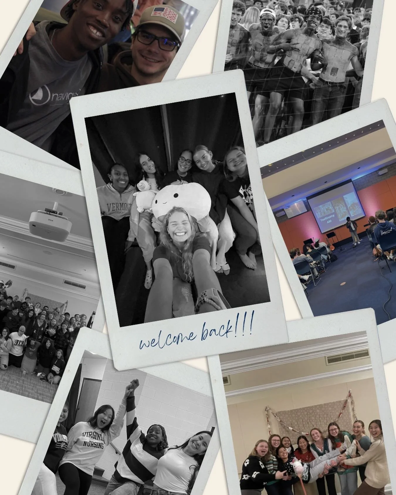 We missed you!!! Happy first day of classes and welcome back to grounds!