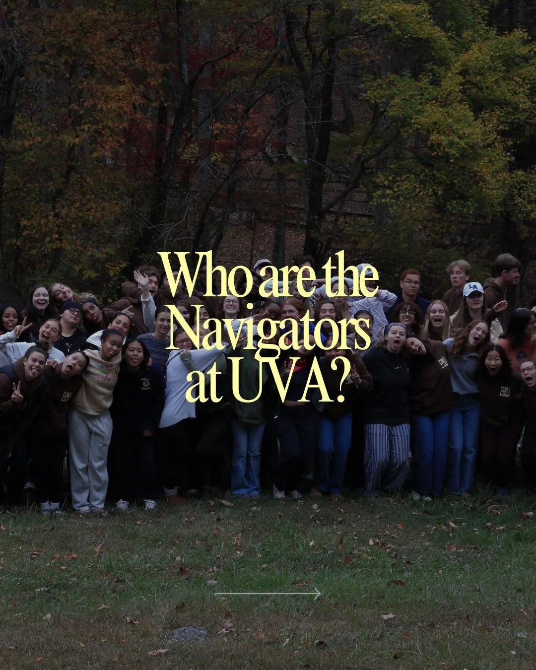 Hi! Welcome to Navs, we are so glad you are here!! Swipe to get to learn more about who we are and what we do on grounds! 

We&rsquo;d love to meet you, send us a DM or fill out the connect form on our website (link in bio)! 

#uva #wahoowa