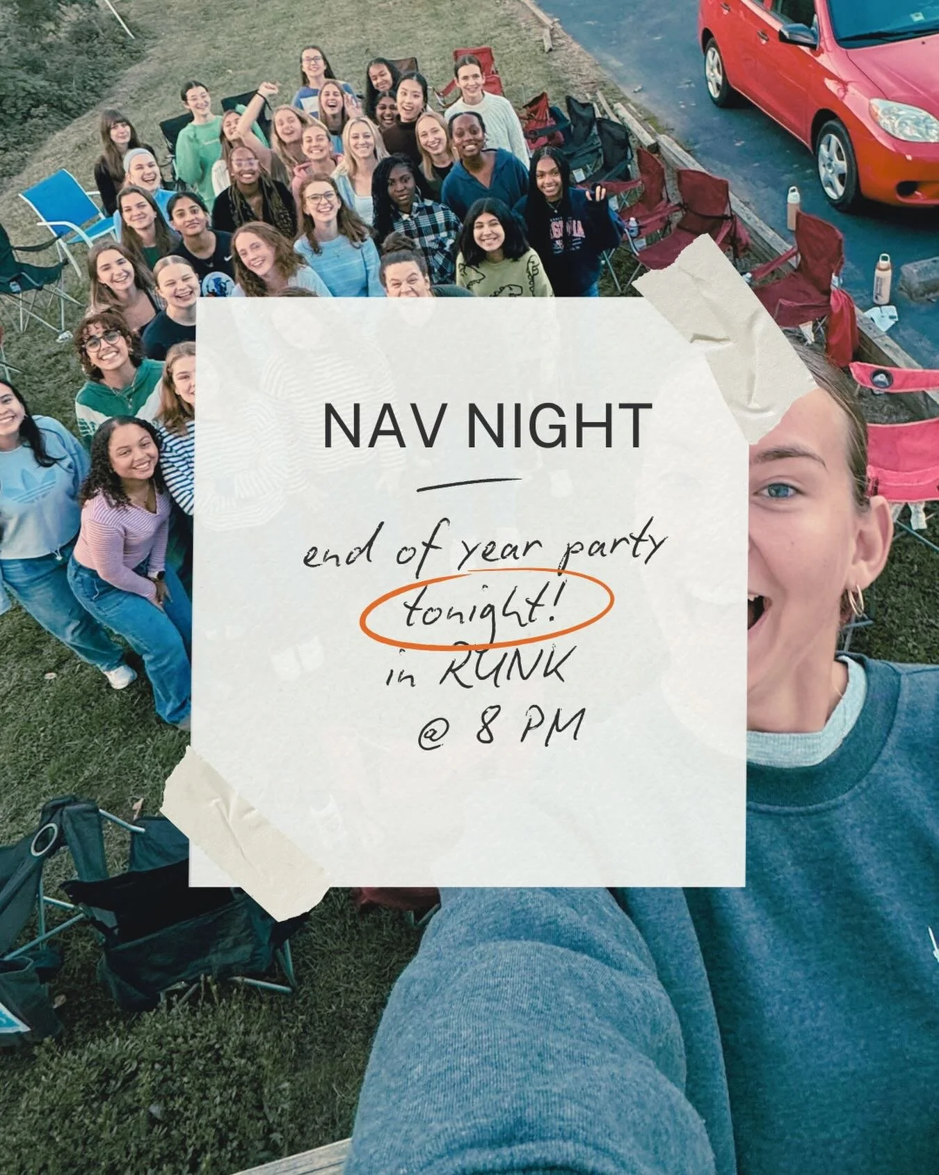 See you tonight at 8 pm as we celebrate the end of the semester!! 

📍runk green room