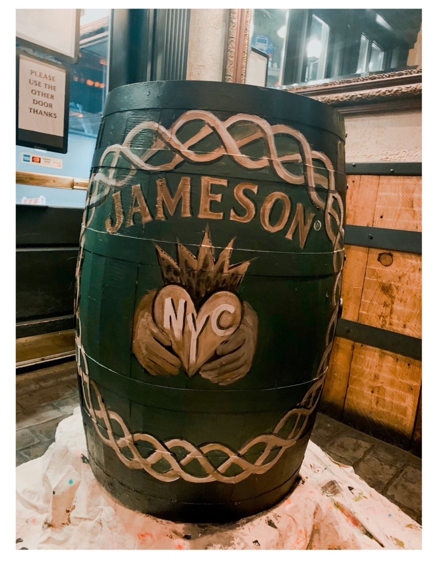 Jameson Barrel Art