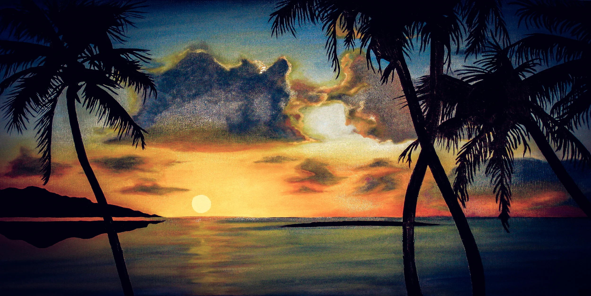 tropical sunset  
