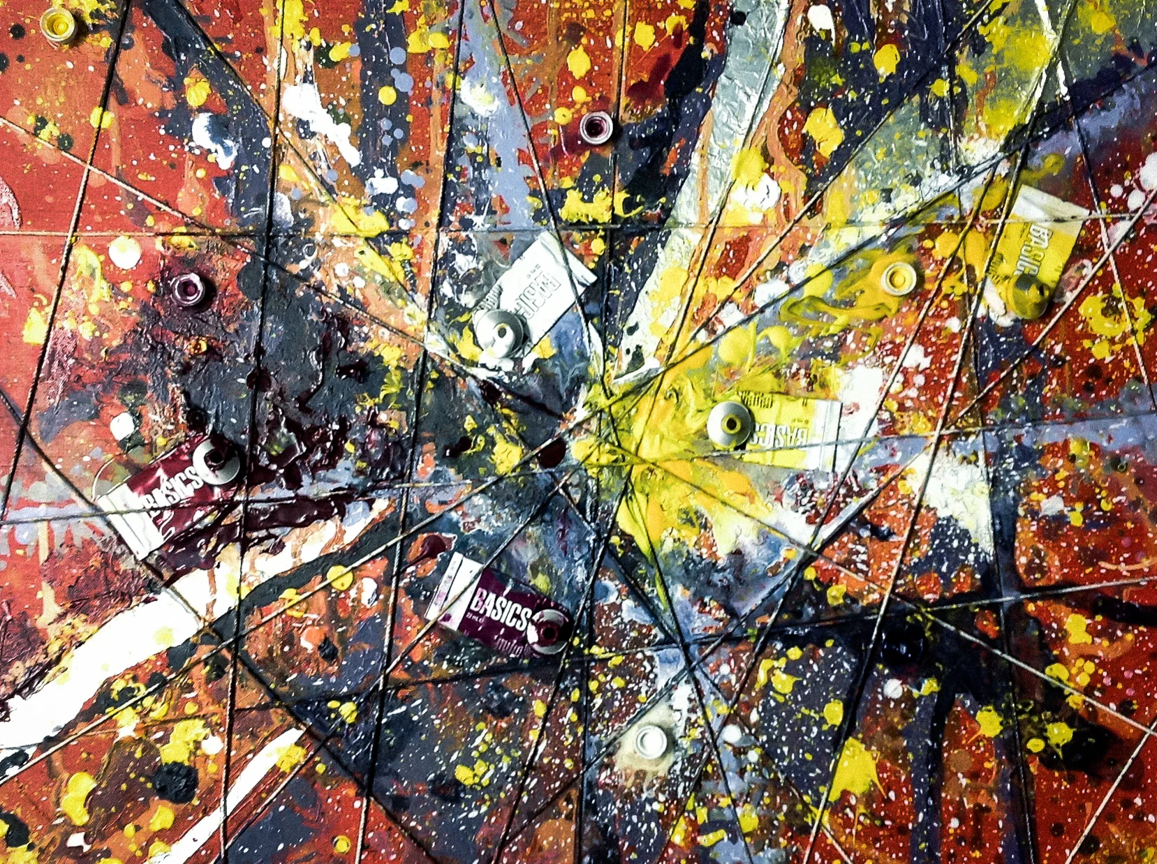 "interesting mess" mixed media