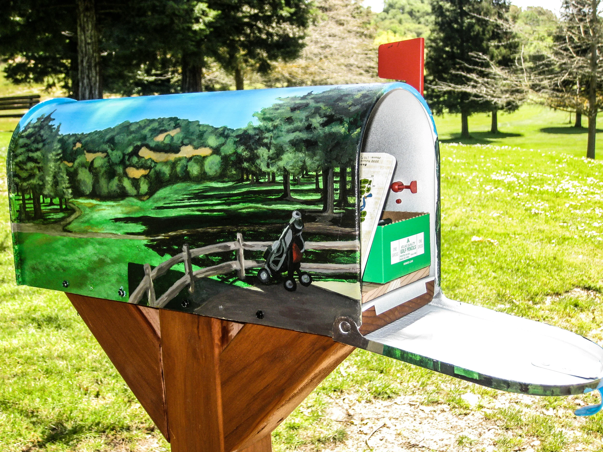 Benett Valley Golf Course score card holder 