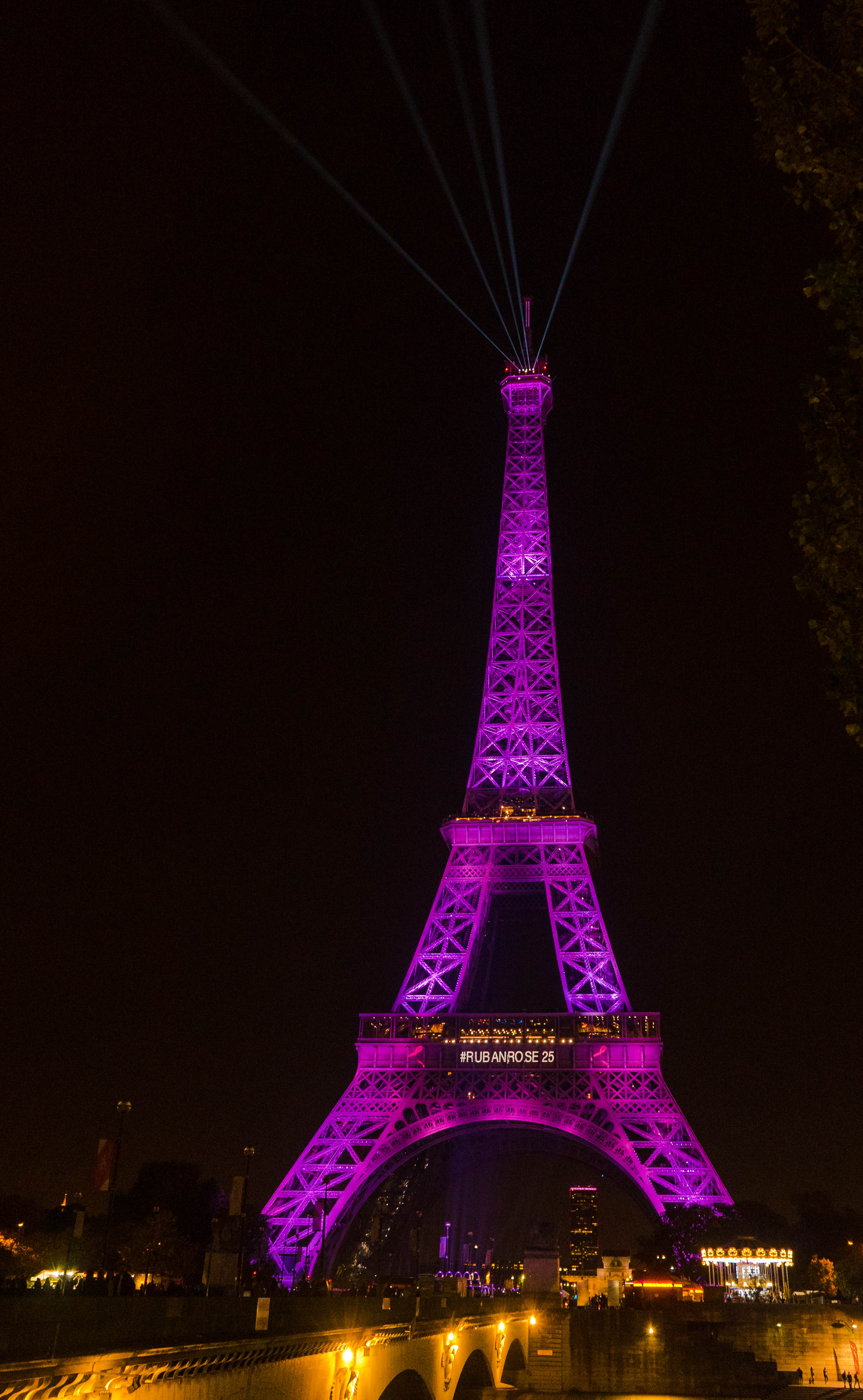 Angelina, the Eiffel Tower and a case of weak knees. 