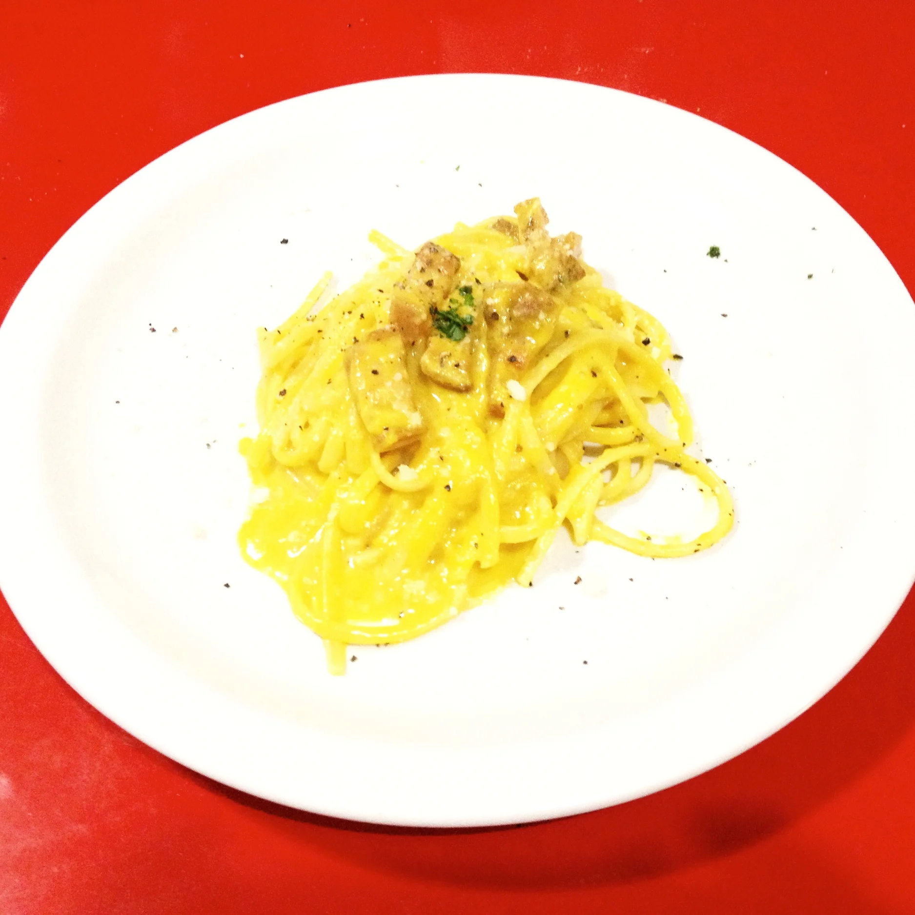 パンプキンカルボナーラ