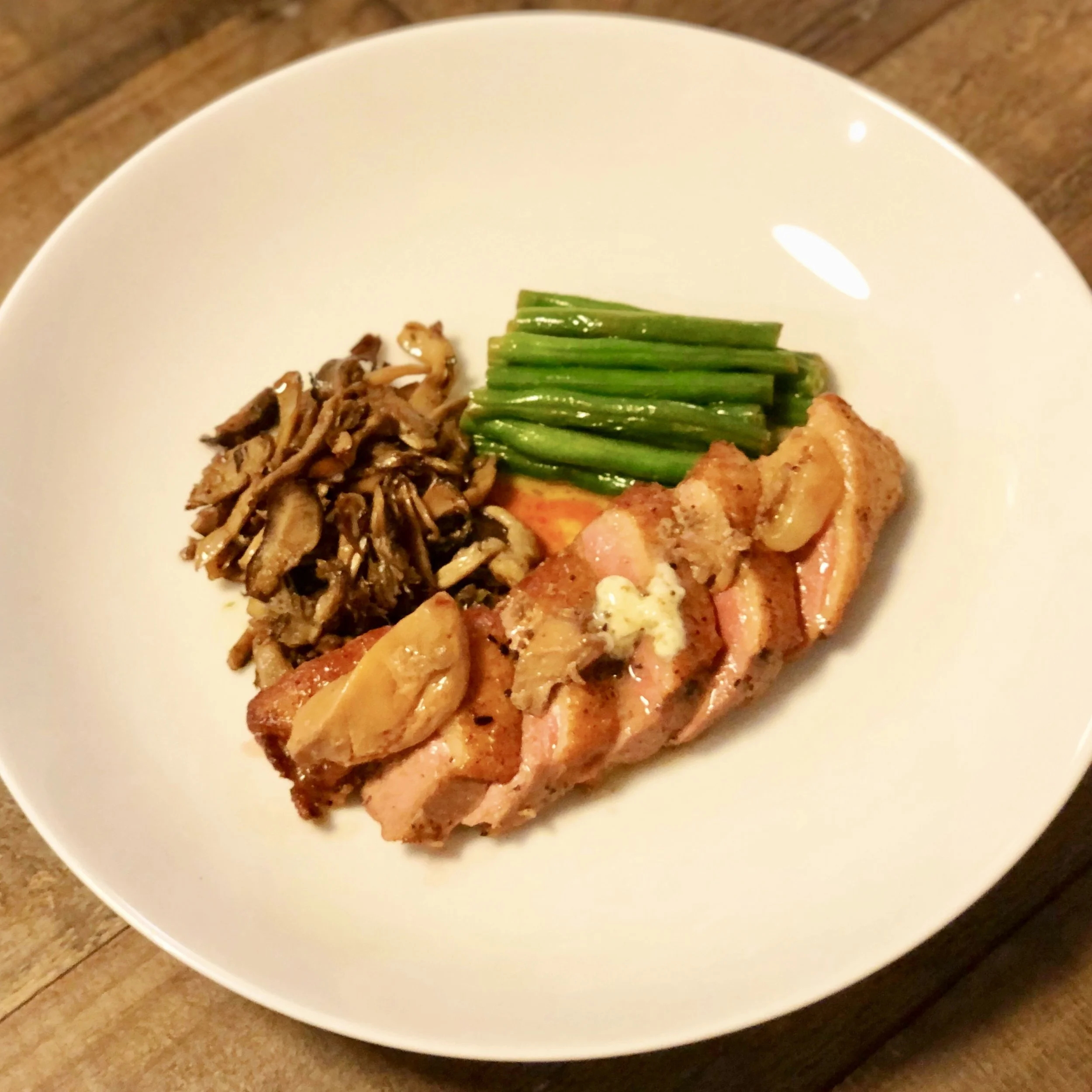 Sauteed Duck breast with Foie Gras