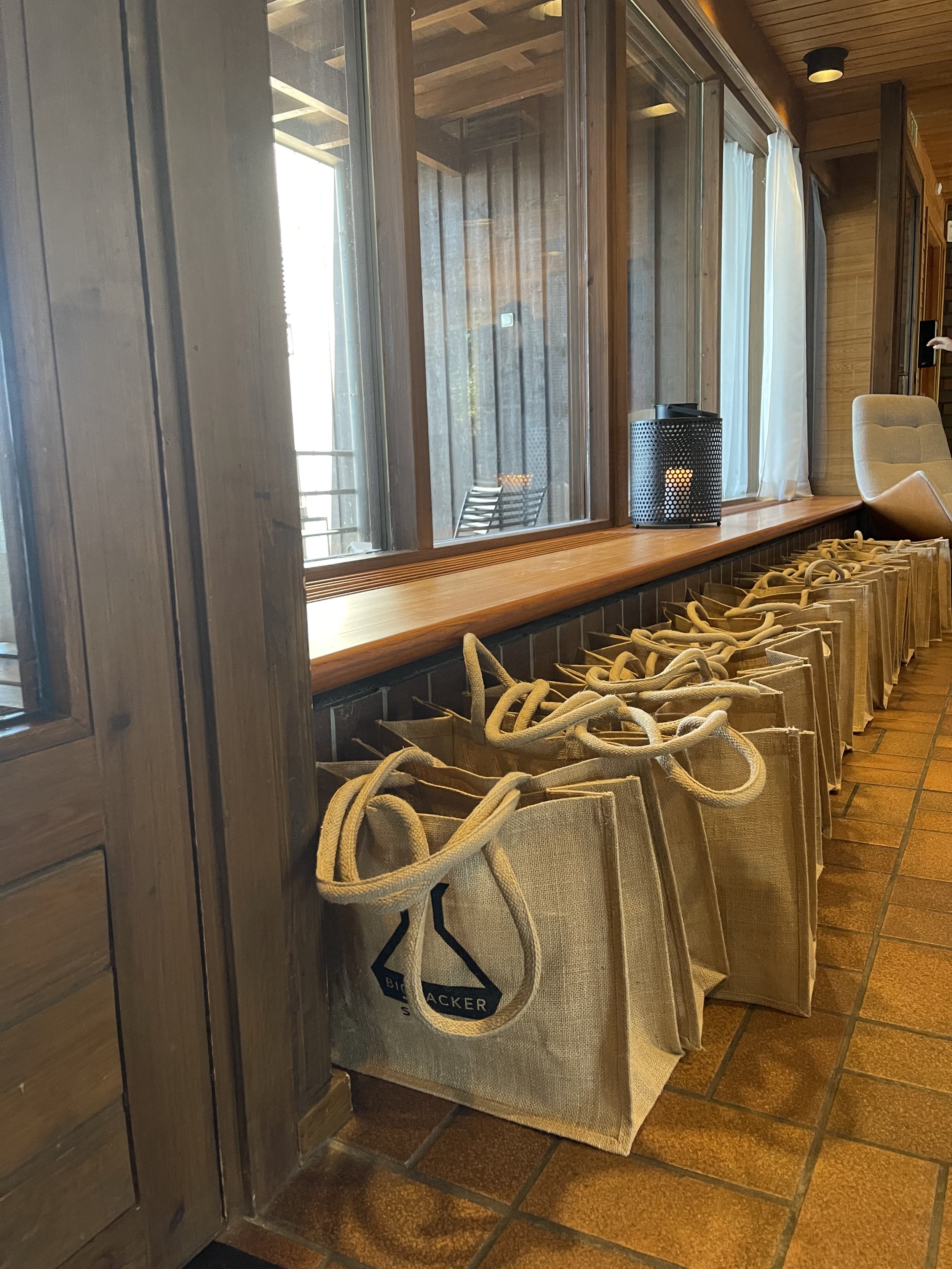Goodie bags for participants