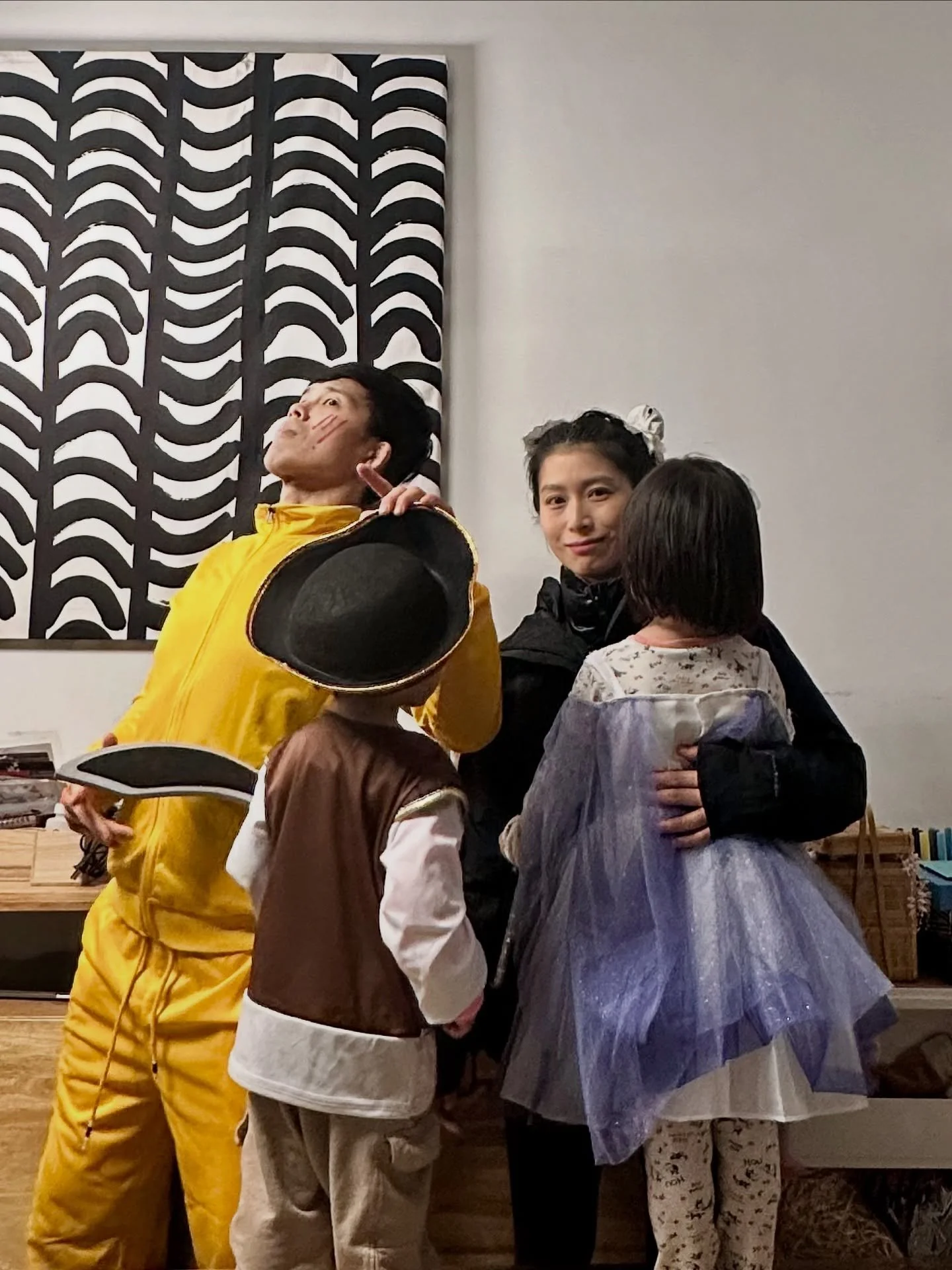 Halloween 2025: the Matsuda dojo of chaos.
Bruce Lee lost his nunchucks to a pirate, the ghost on my wife&rsquo;s head started giving parenting advice, and the princess declared herself queen before bedtime. 

Balance, as always, restored by candy. 
