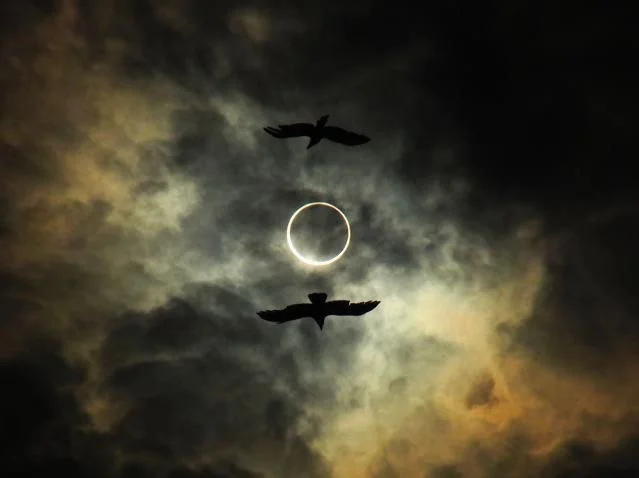 Solar Eclipse at the New Moon in Pisces.