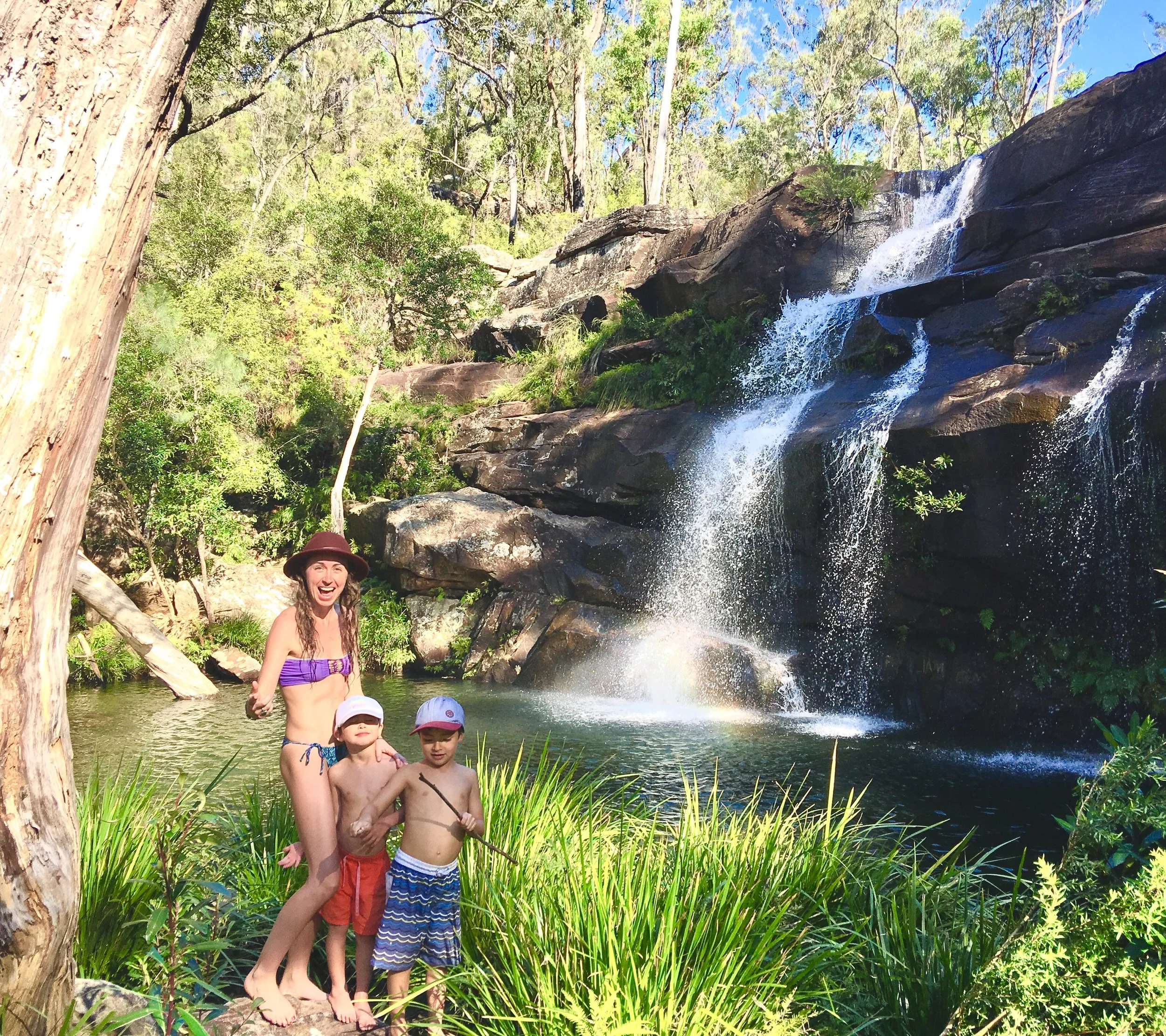 Upper falls - after an hour playing in the lower falls we decided to trek another half hour inland...worth the effort when we found these stunning cascades and had the pools to ourselves.
