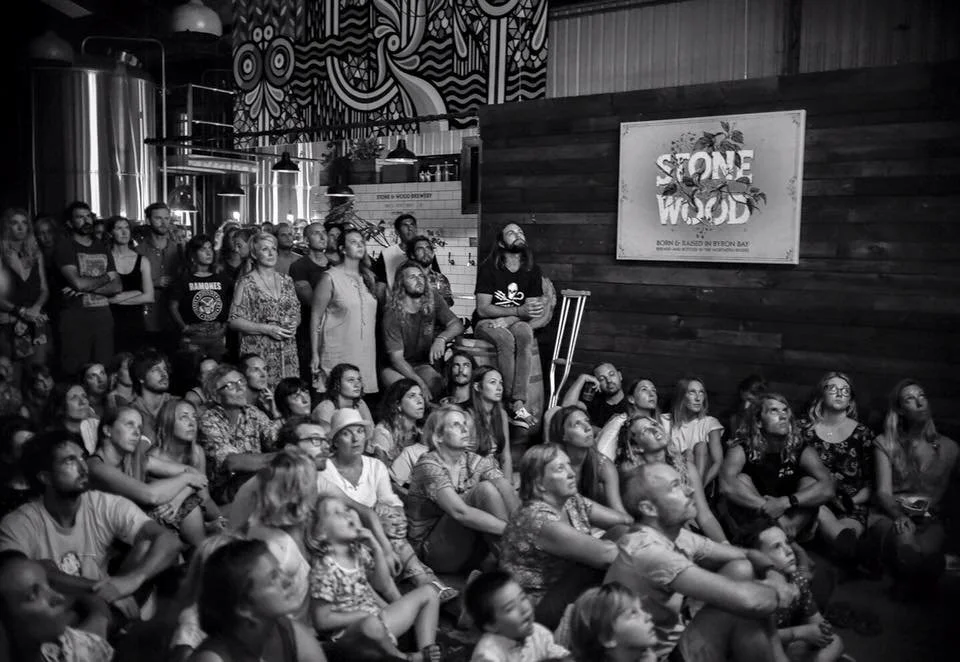 At the Byron Bay Premiere, Stone &amp; Wood Brewery