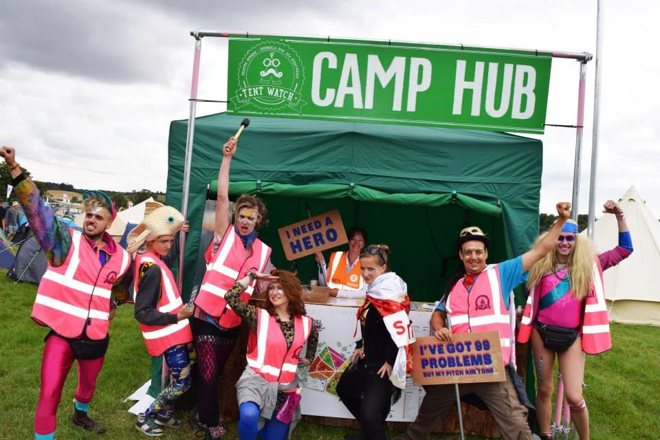 Through signage, tent tags, a main stage animation, and a troupe of Mischief Marshals giving advice to campers, Tent Watch became a service that utilised the festival spirit to lower theft from tents whilst creating a scheme that every festival goer could enjoy and be a part of.