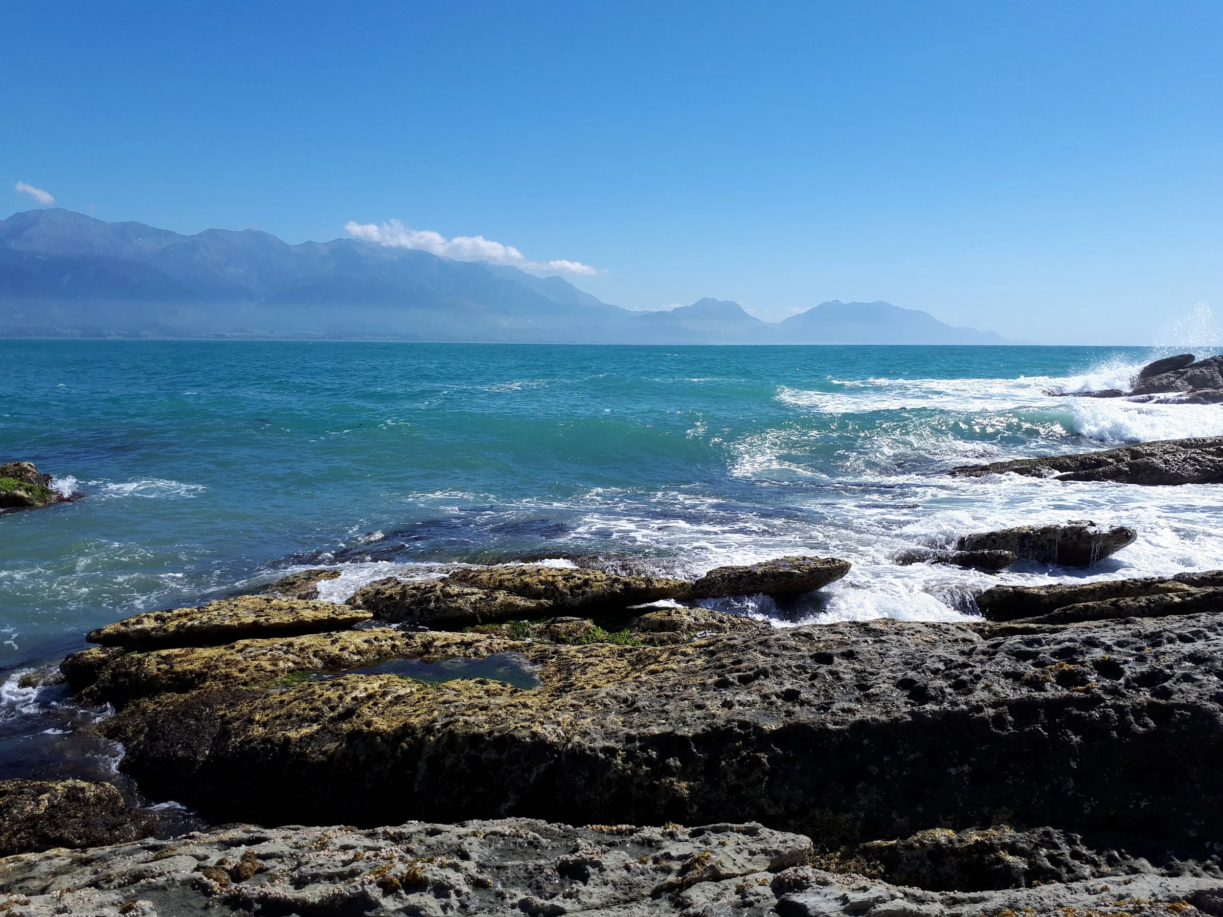 Océan à Kaikoura (Nouvelle-Zélande)
