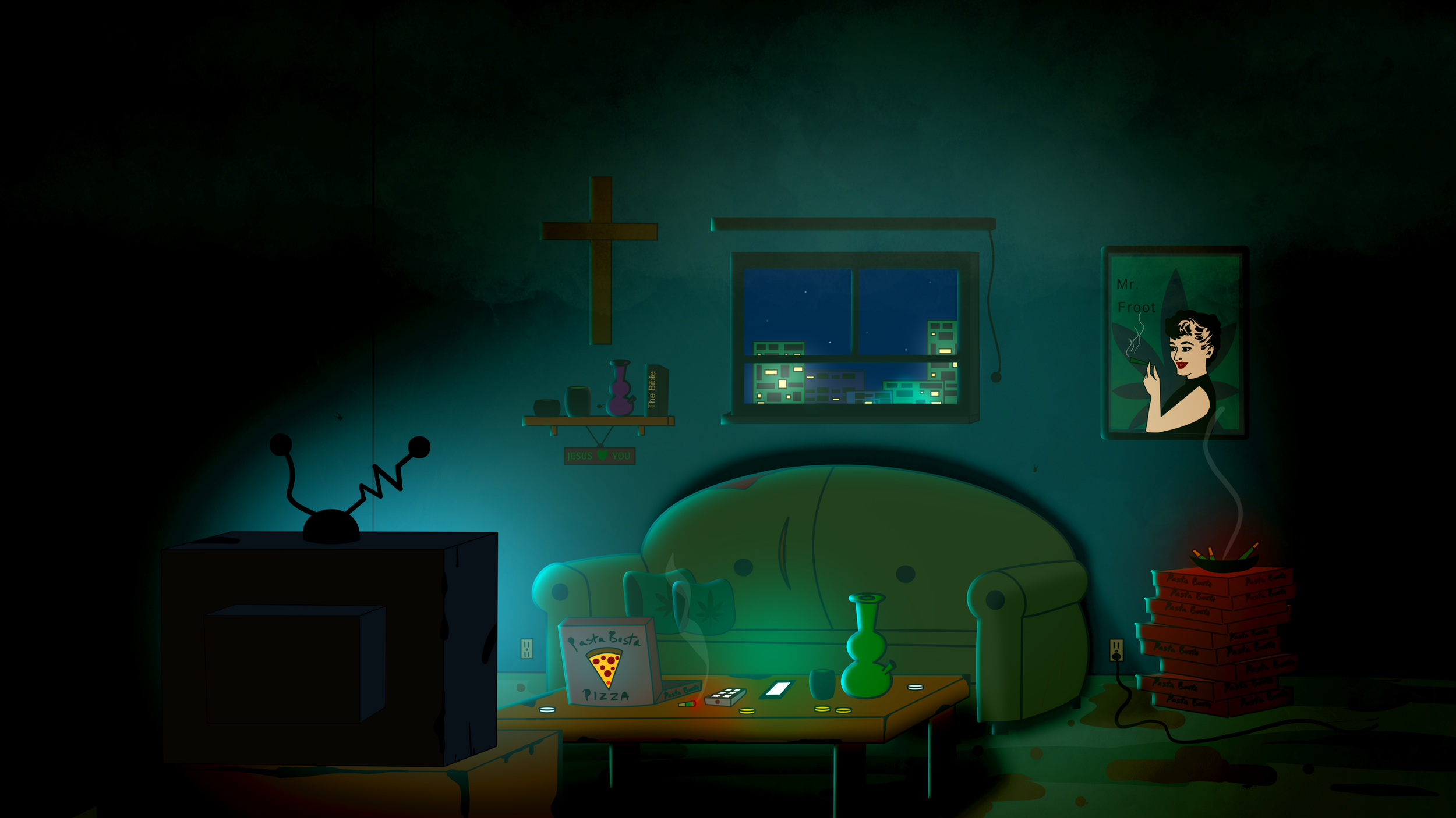 Vidal's Apartment Living Room