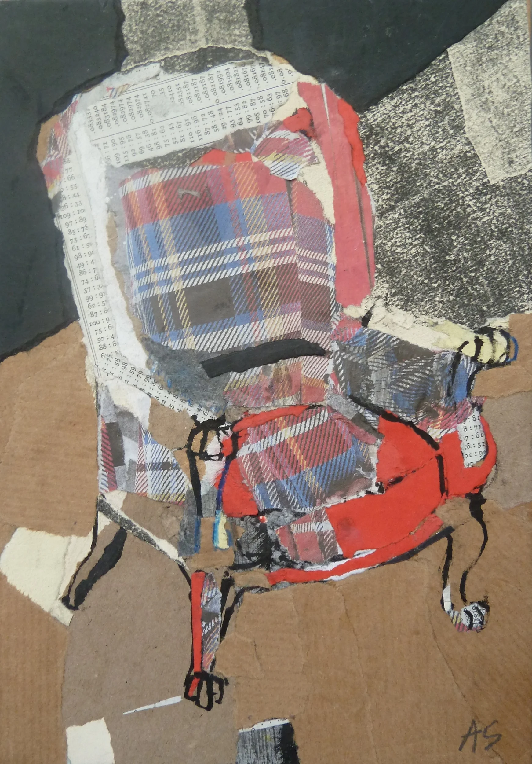 Tartan armchair