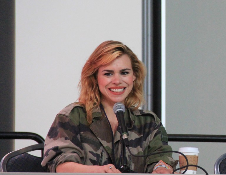 Billie Piper in 2016 by Daniel Benavides, via Wikimedia Commons